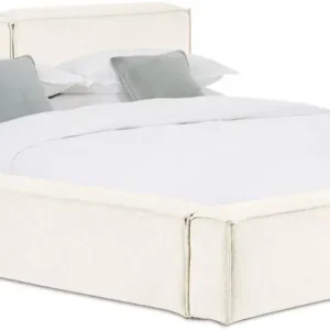 Torino Boxspringbett 200x200 cm - Komfortables Stauraumbett Beige