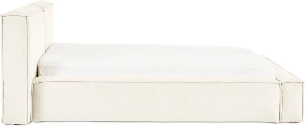 Torino Boxspringbett 200x200 cm - Komfortables Stauraumbett Beige