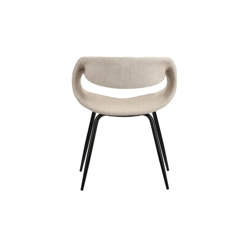 2er-Set Polsterstühle Wal - Beige