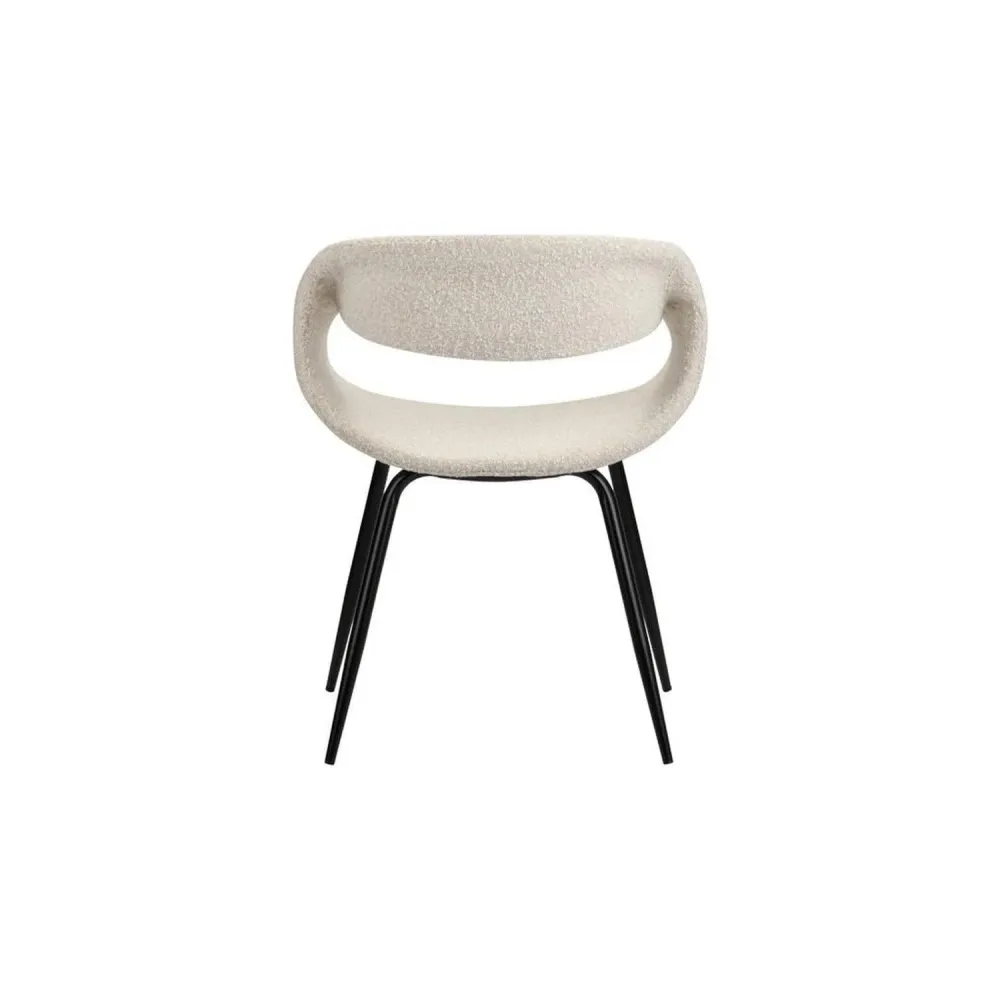 2er-Set Polsterstühle Wal - White Pearl