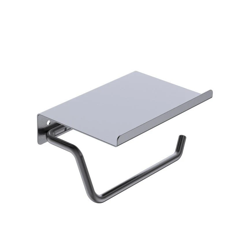 Imex - Toilettenpapierhalter mit Ablage Essential schwarz Gunmetal