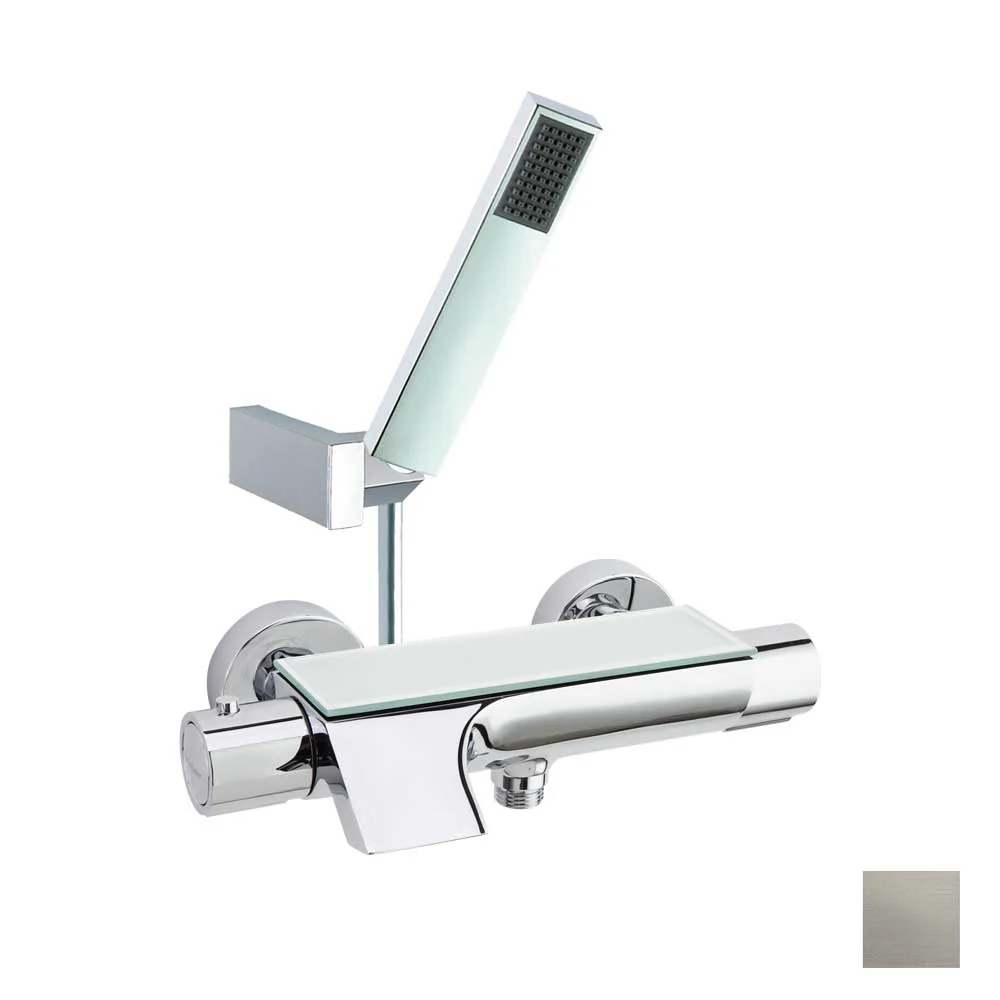 Ramon Soler - Urban Chic Thermostat-Badewannen-Duscharmatur mit Duschvorrichtung, Wasserfallauslauf, integrierter Umleitun...