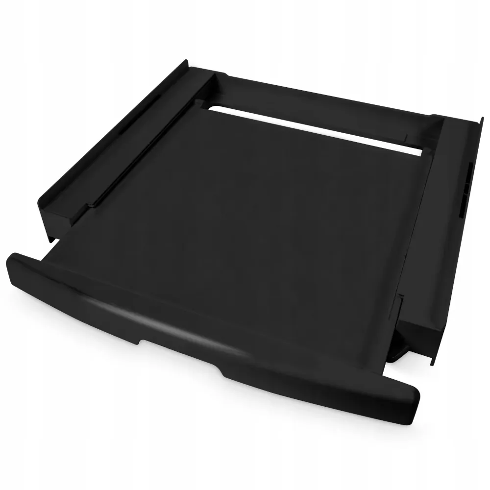 Universal-Waschmaschinen-Trockner-Verbindung, ausziehbare Ablage, 60 cm, schwarz, Scanpart