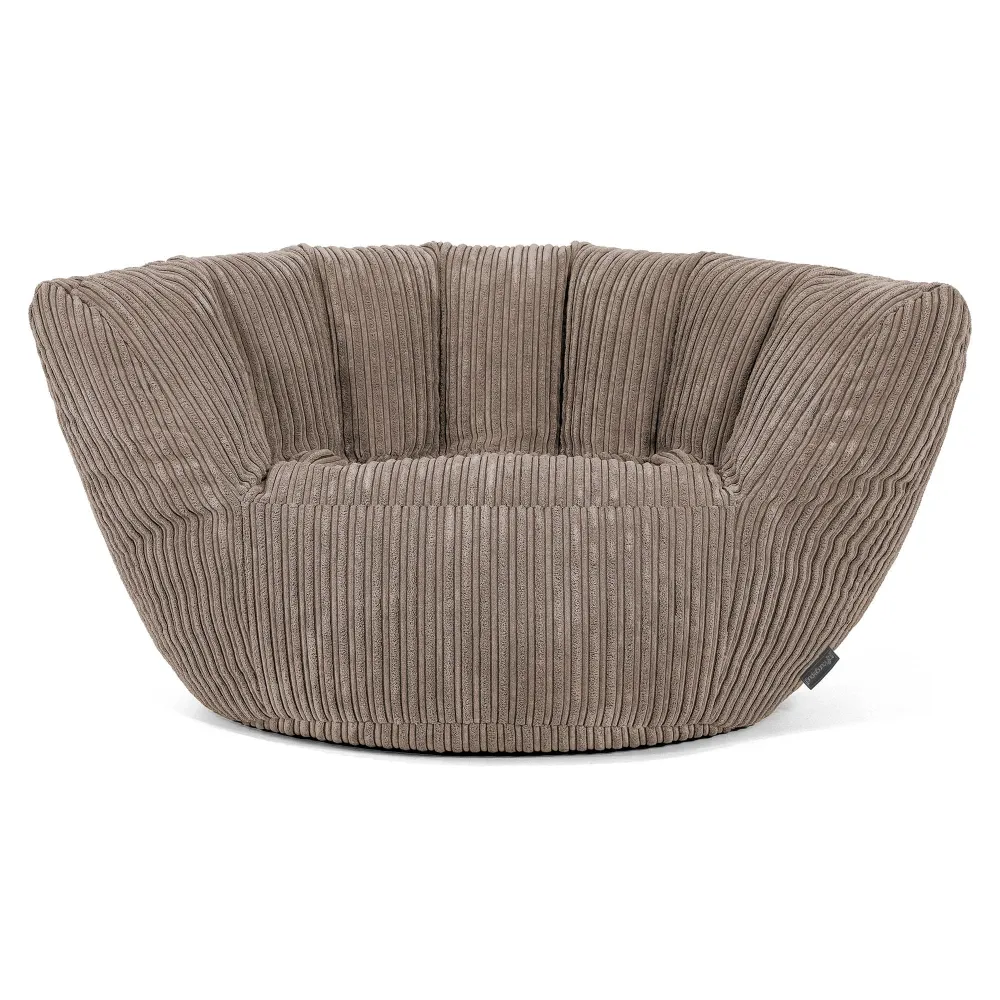 Charles Vintish Sitzsack - Cord Beigegrau