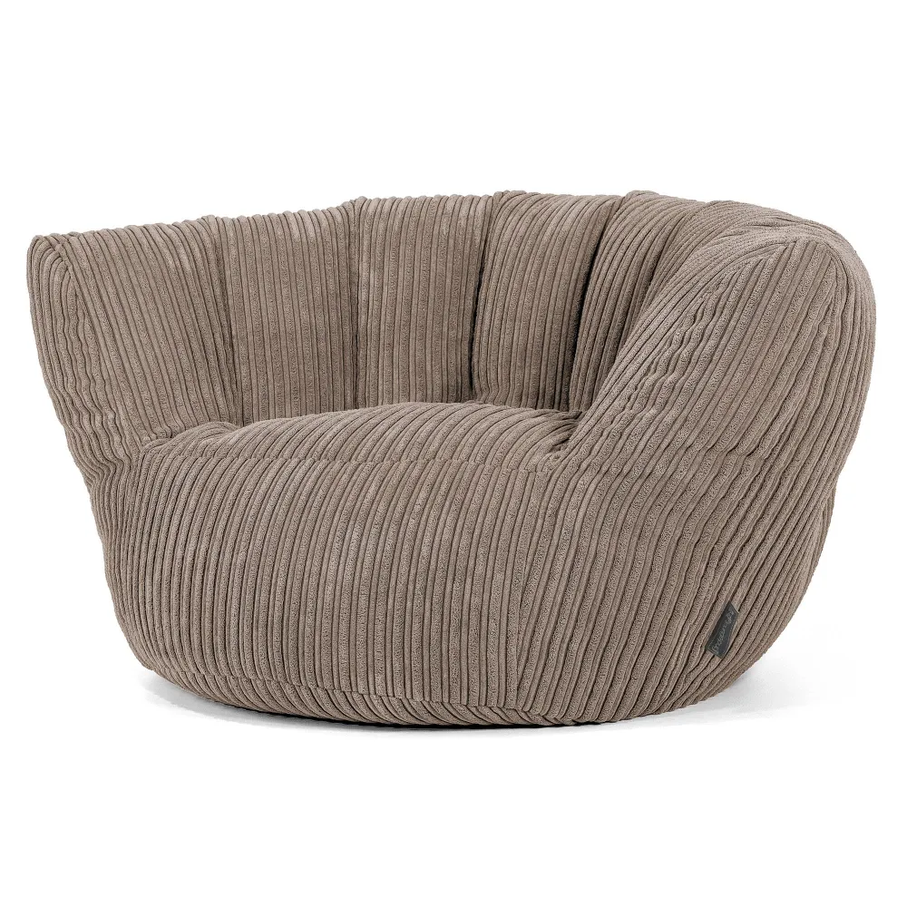 Charles Vintish Sitzsack - Cord Beigegrau