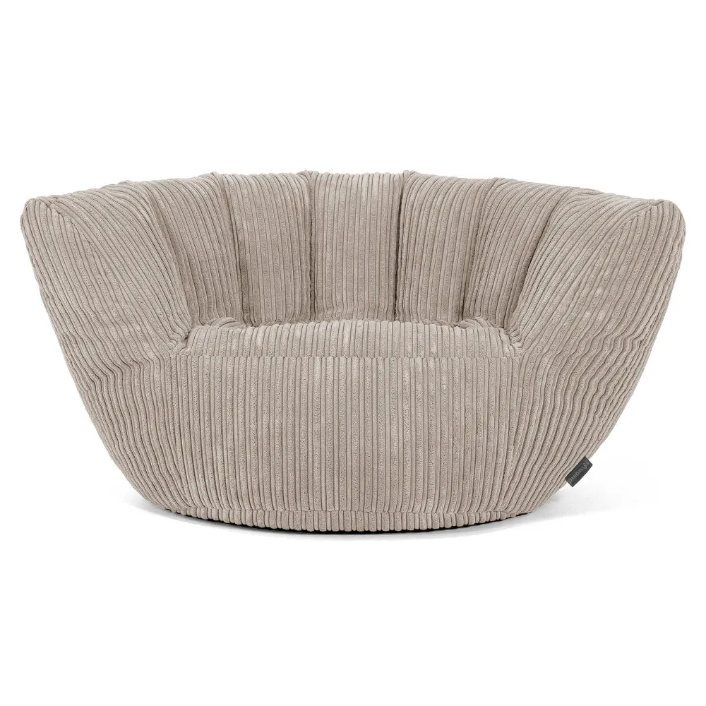Charles Vintish Sitzsack - Cord Nerzfarben