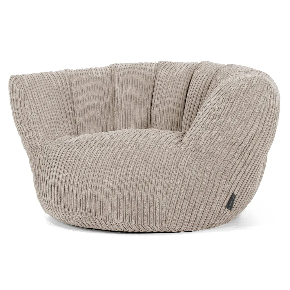 Charles Vintish Sitzsack - Cord Nerzfarben