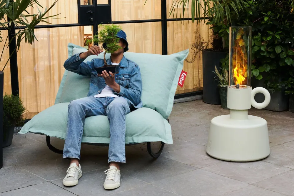 Fatboy Rock'n Roll Struktur Rocking Chair für Sitzsack Originalnicht inbegriffen)