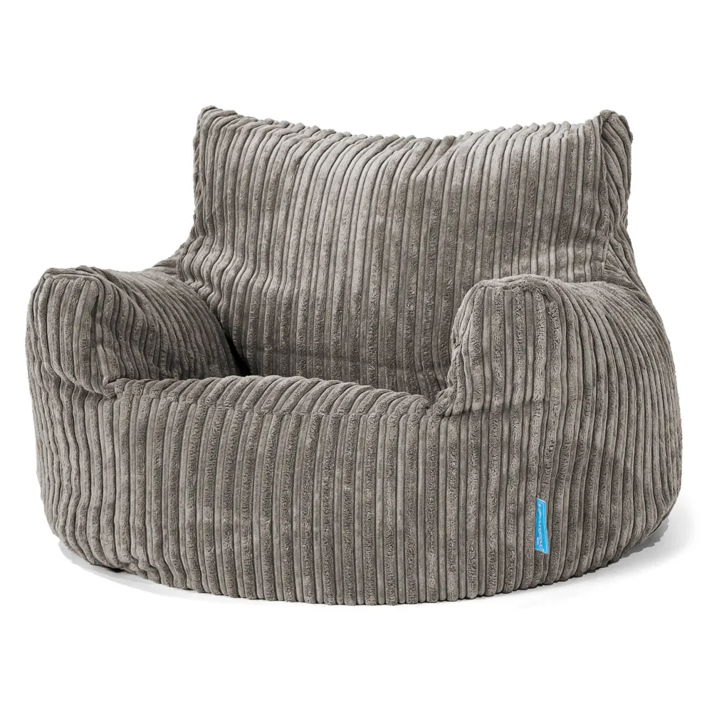 Kindersessel Sitzsack 3-8 jahren - Cord Graphitgrau