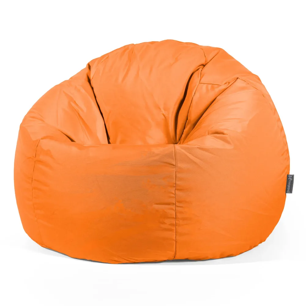 Klassischer Sitzsack Sessel - Pflegeleicht für Draußen Orange