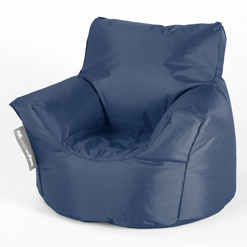 Klein Kindersessel Sitzsack 1-3 jahren - SmartCanvas™ Marineblau