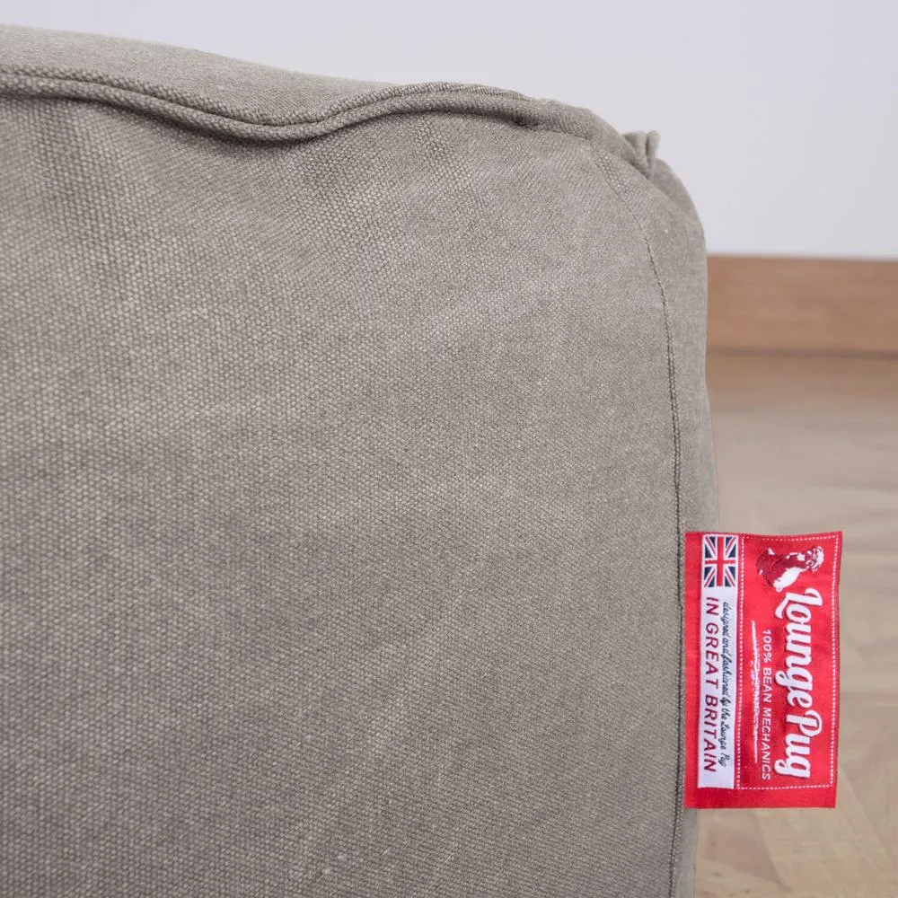 Klein Kindersessel Sitzsack 1-3 jahren - Stonewashed-stoff Pewter