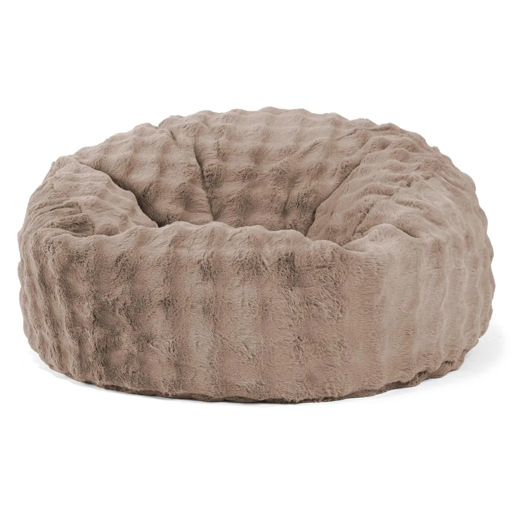 Mammoth Sofa Sitzsack XXL - Bubble Pelz Nerzfarben