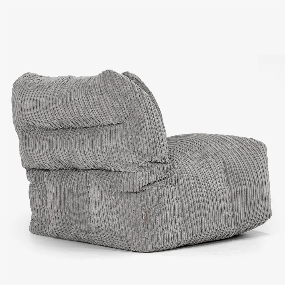 Modulares Sofa Sitzsack, Rechtes Eckteil - Cord Graphitgrau