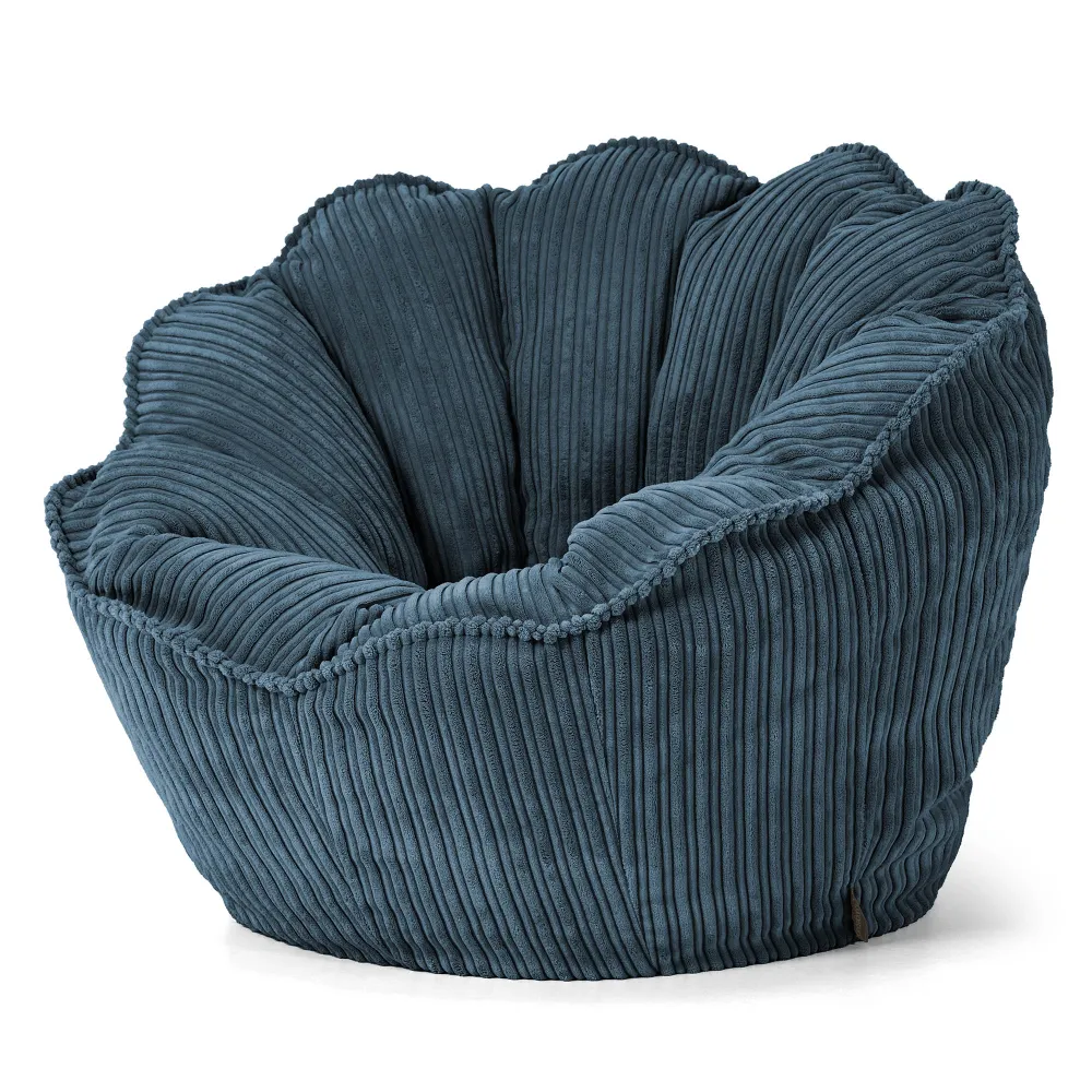 Natalia Sacco Sitzsack Stuhl - Cord Marineblau