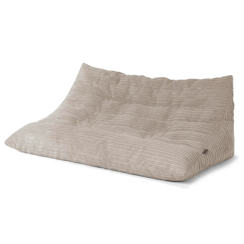 Noah Sitzsack-Bodensofa - Cord Nerzfarben