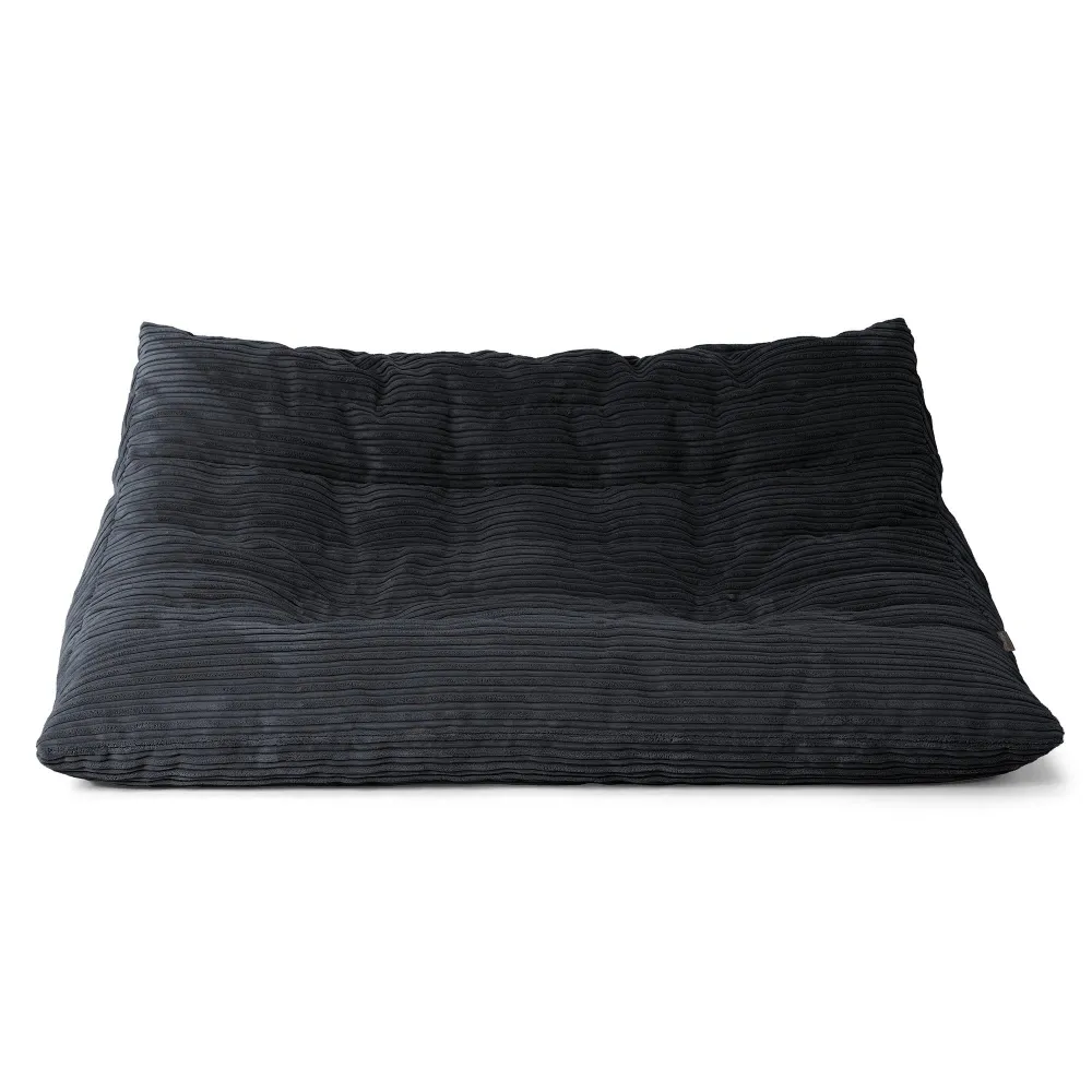 Noah Sitzsack-Bodensofa - Cord Schwarz