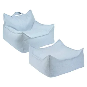 Outdoor Sitzsack & Ottomane-Set/ Azure