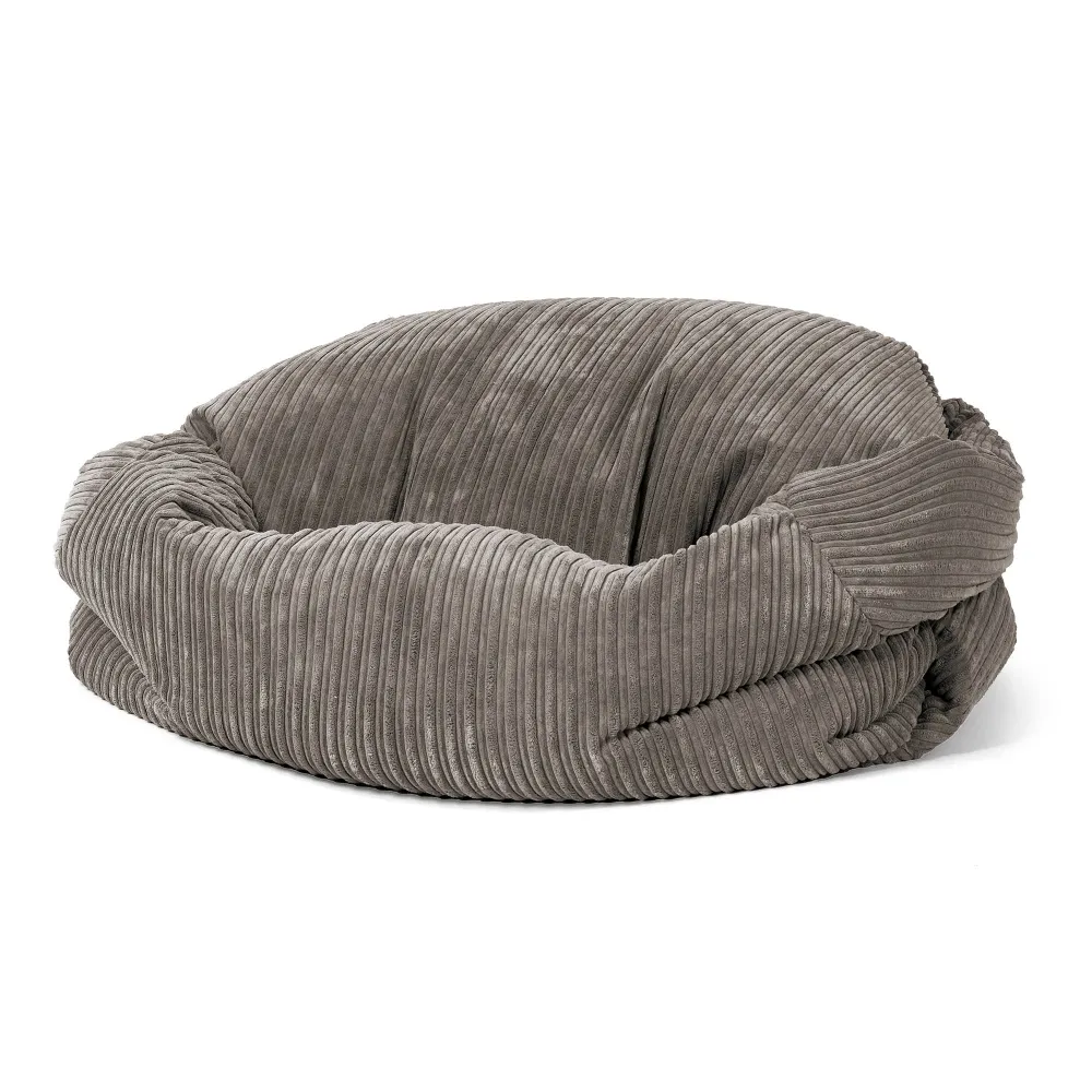 Sabine Sitzsack Sofa - Cord Graphitgrau