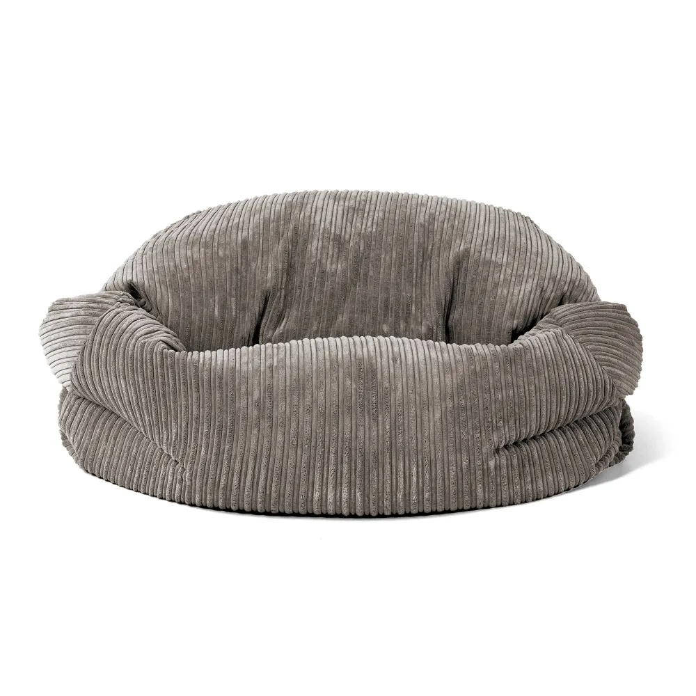 Sabine Sitzsack Sofa - Cord Graphitgrau