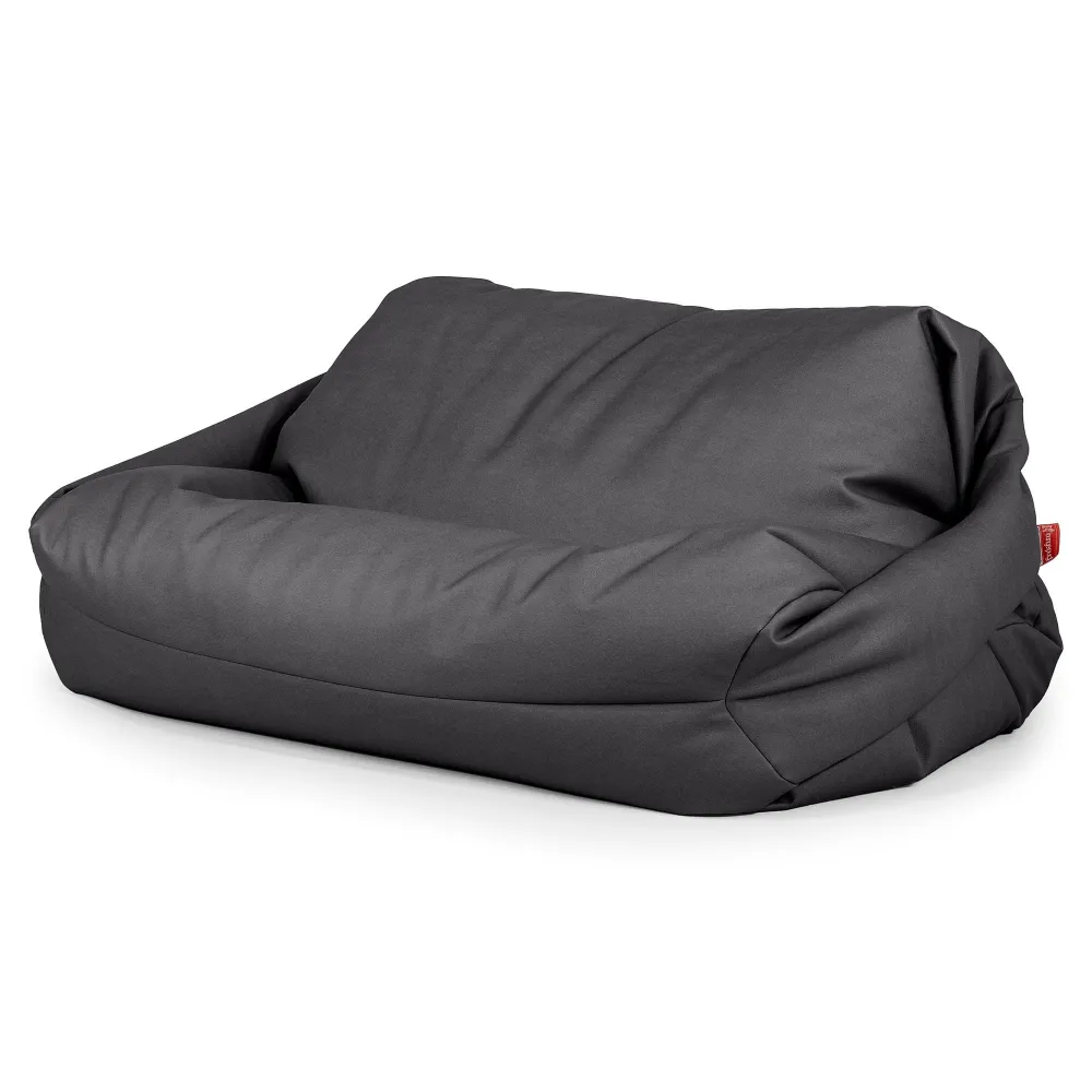Sabine Sitzsack Sofa - Veganes Leder Schwarz