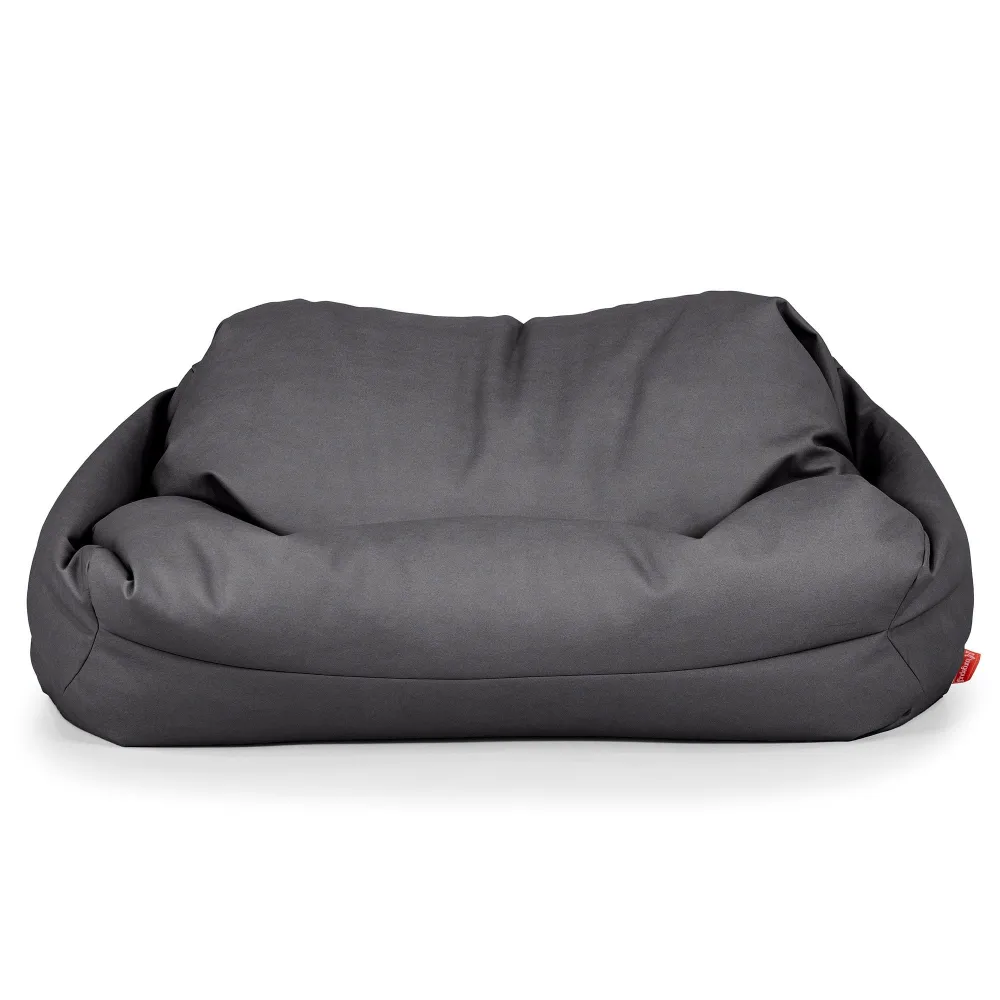 Sabine Sitzsack Sofa - Veganes Leder Schwarz