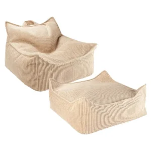 Sitzsack & Ottomane Set/ Brown Sugar