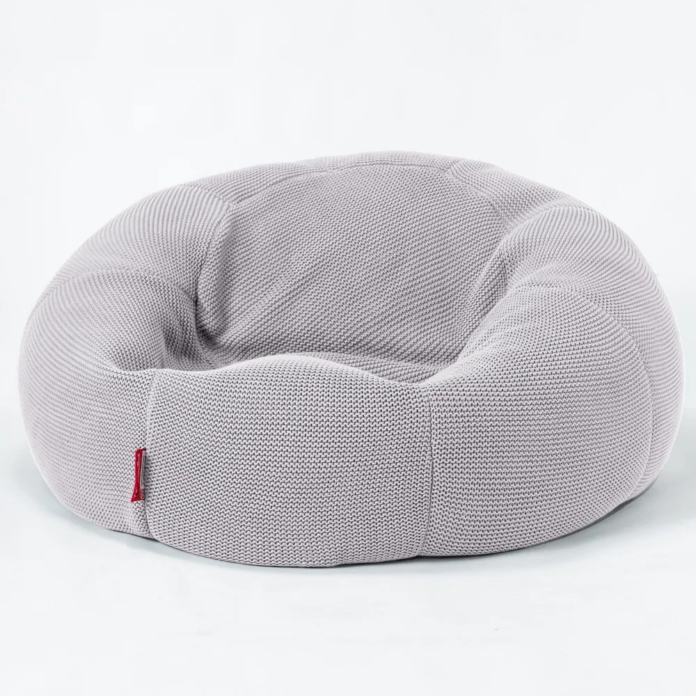 Sitzsack Sofa - Ellos Grobgestrickt Hellgrau