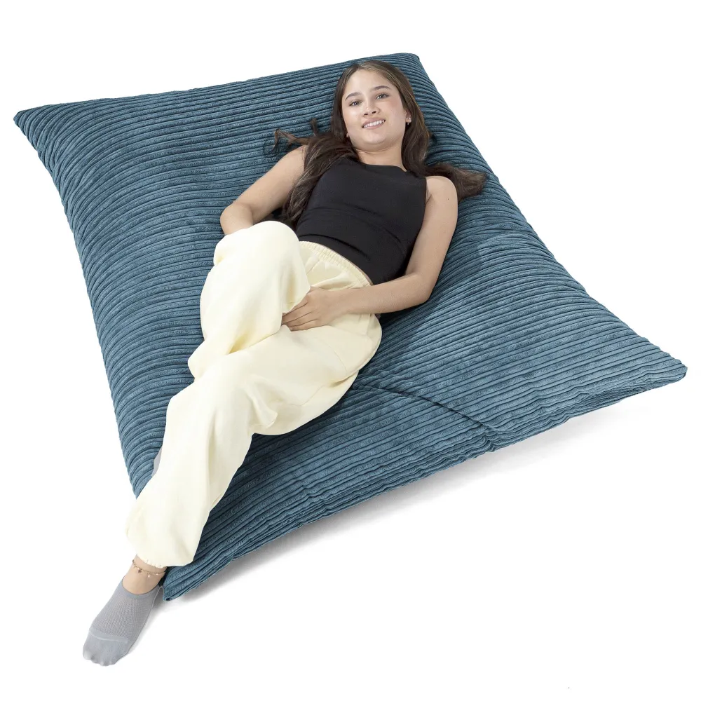 Sitzsack XXL - Cord Marineblau