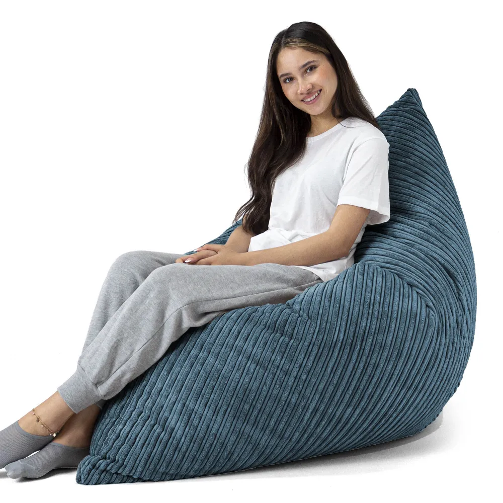 Sitzsack XXL - Cord Marineblau