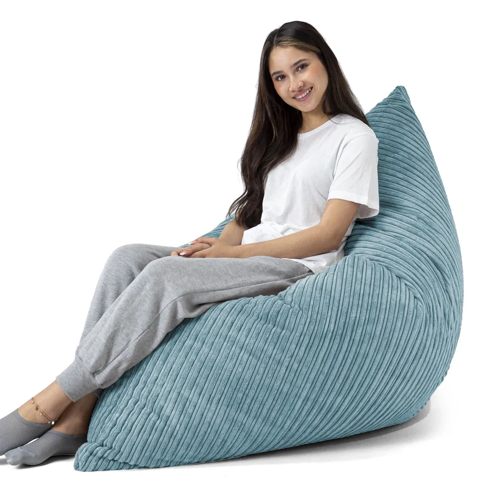 Sitzsack XXL - Cord Türkis
