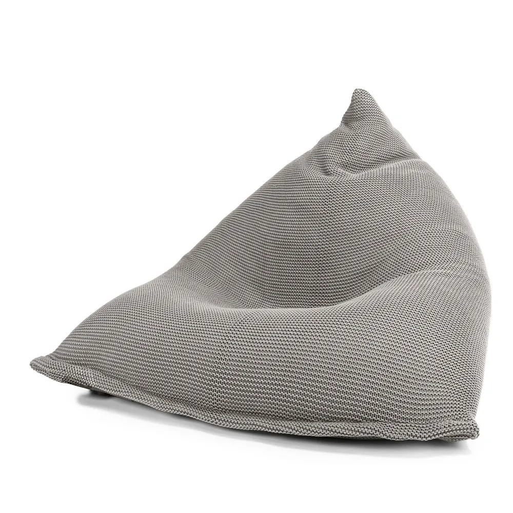 Sitzsack XXL Gaming - Ellos Grobgestrickt Grau