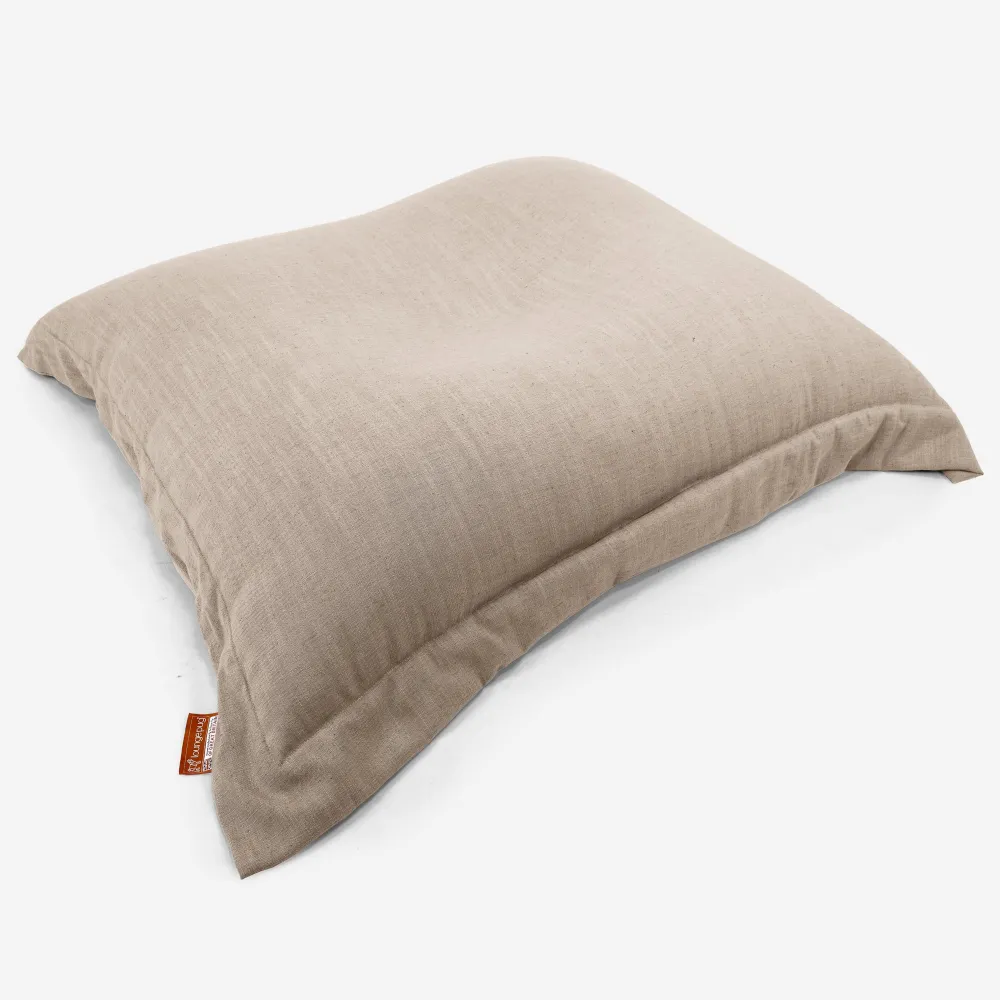 Sitzsack XXL - Leinenlook Creme