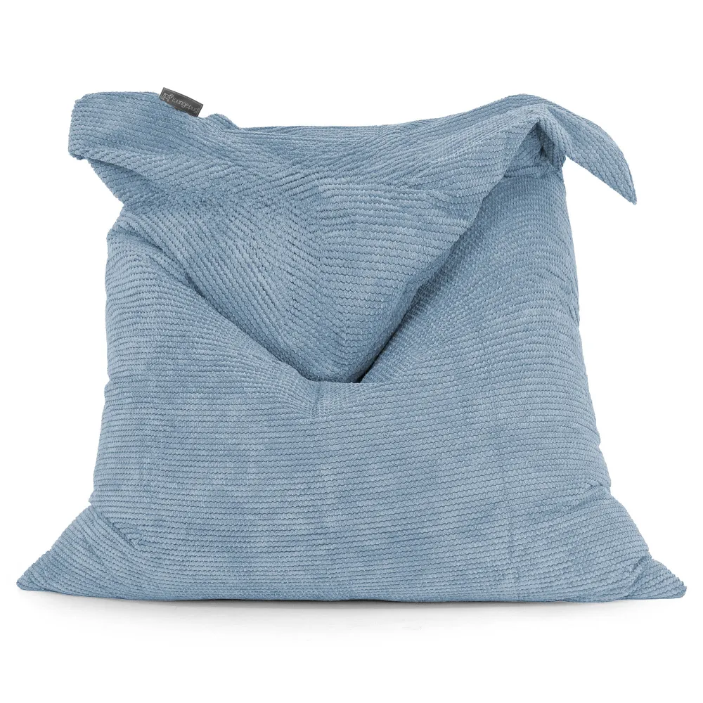 Sitzsack XXL - Pom-Pom Himmelblau