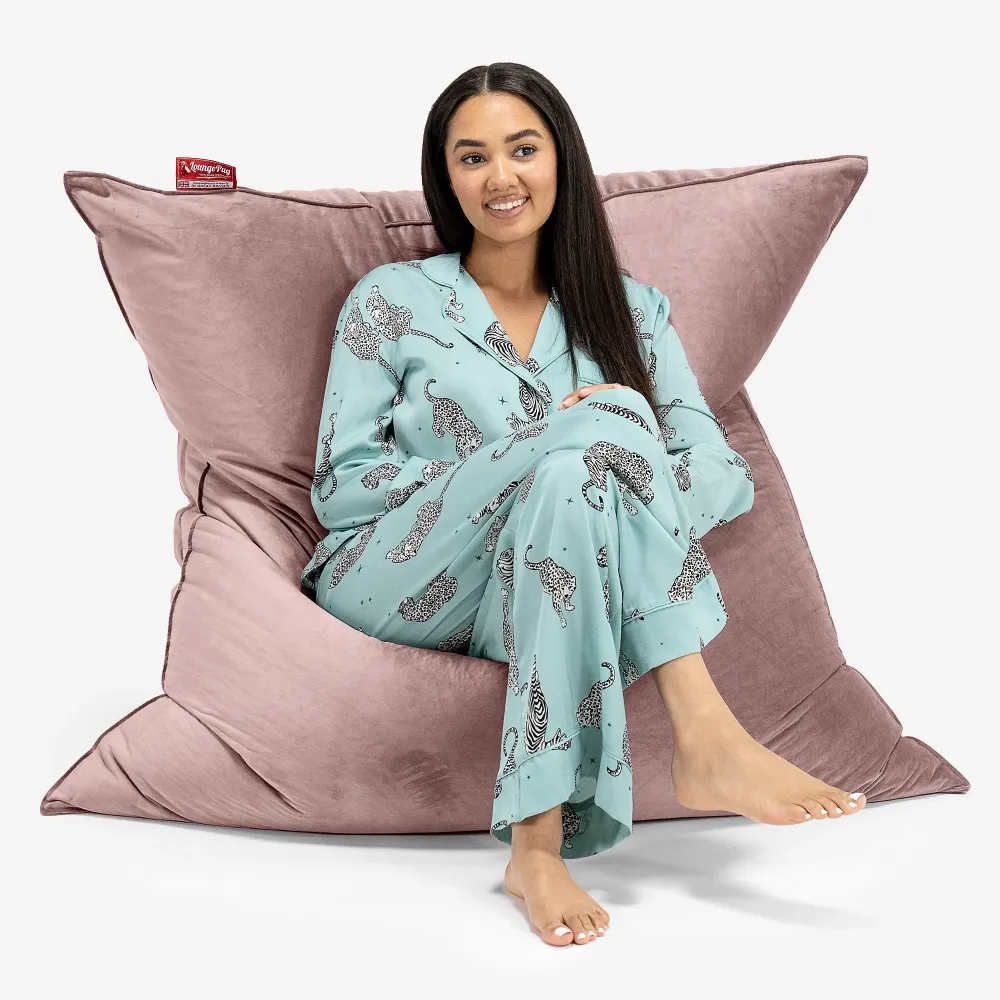 Sitzsack XXL - Samt Pink