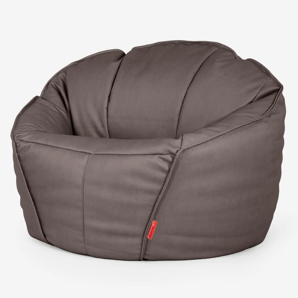 Ultimative Klassischer Gaming Sitzsack - Veganes Leder Schoko