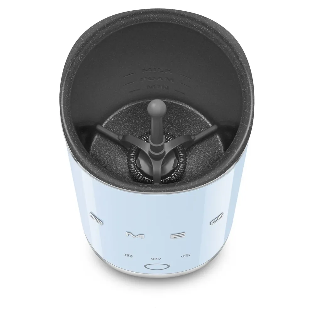 Smeg Milchaufschäumer Pastellblau 120ml MFF02PBEU