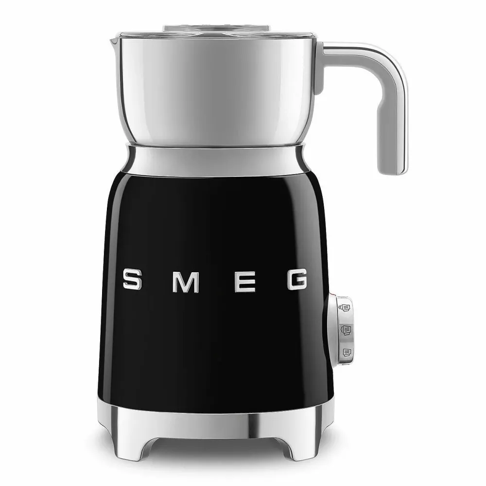 Smeg Milchaufschäumer 'Schwarz' MFF11BLEU