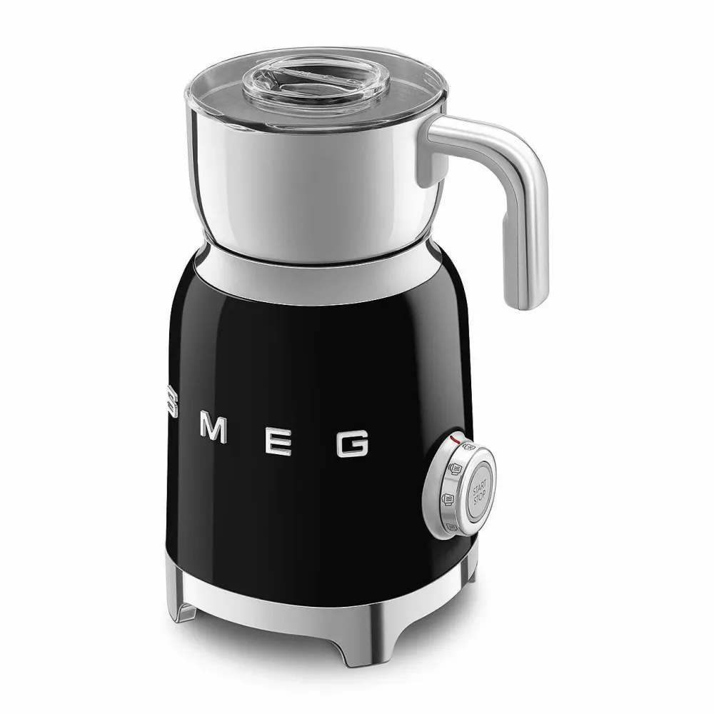 Smeg Milchaufschäumer 'Schwarz' MFF11BLEU
