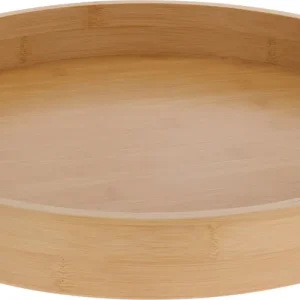 Cookinglife Servierplatte Bambus Rund ø 40 cm - Servieren von Gerichten und Getränken