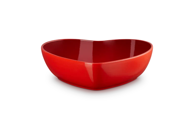 Le Creuset - Servierplatte Herz Kirschrot 30 cm