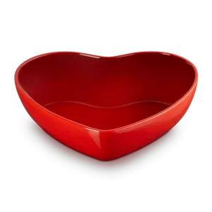 Le Creuset - Servierplatte Herz Kirschrot 30 cm