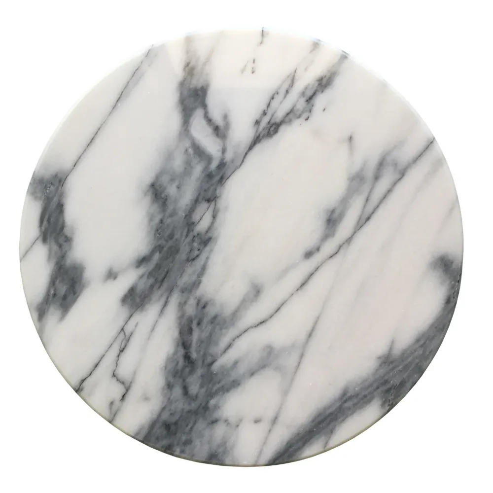 Servierplatte Marmore weiss grau