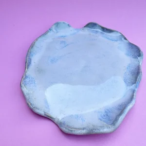 Servierplatte Schmuck Platte MARE blau weiß - Limited Edition