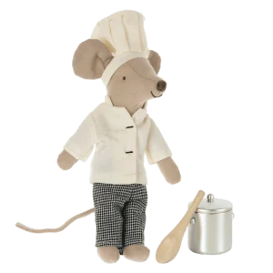 Chef Mouse mit Topf & Löffel - Maileg