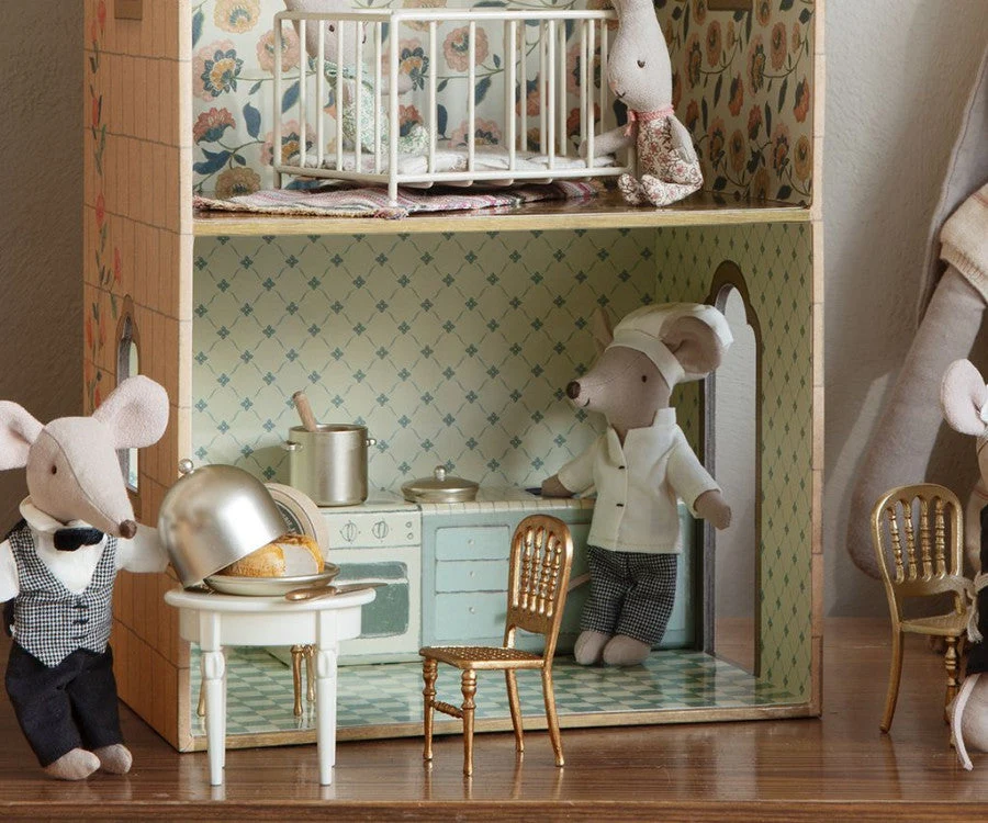 Chef Mouse mit Topf & Löffel - Maileg