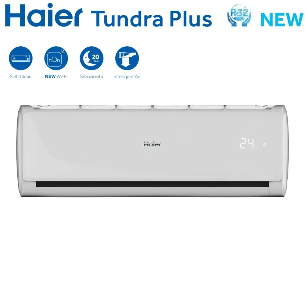 Climatizzatore Condizionatore Haier Trial Split Inverter serie TUNDRA PLUS 7+7+9 con 3U55S2SR3FA R-32 Wi-Fi Integrato 7000...