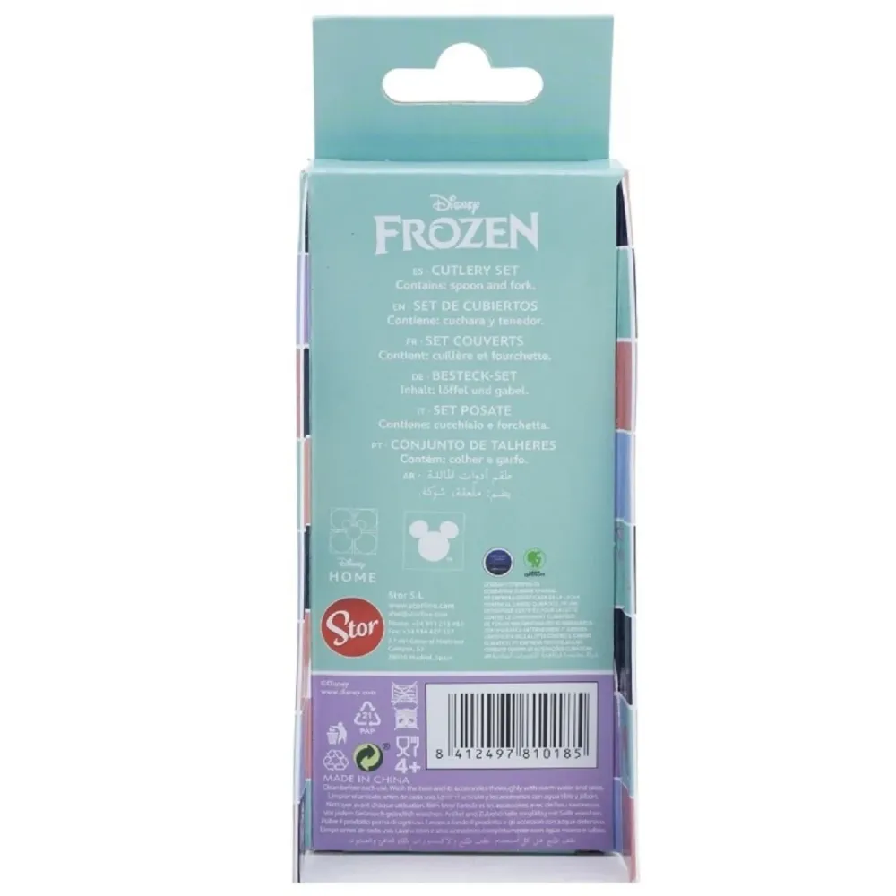 Frozen Kinderbesteck Set 2-teilig – Löffel & Gabel mit Motivgriffen