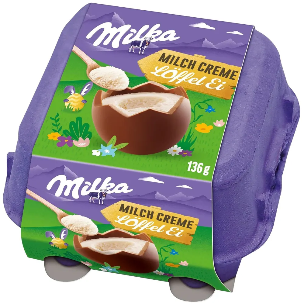 Milka Löffel Ei Milchcréme 4er 136g