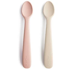 Mushie 2-er Set Löffel für Kinder | BPA-freie Babylöffel